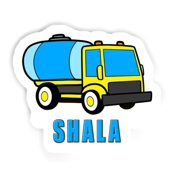 Sticker Water Truck Shala Notebook Image