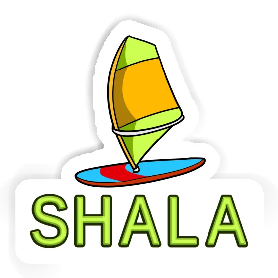 Shala Sticker Windsurf Board Laptop Image