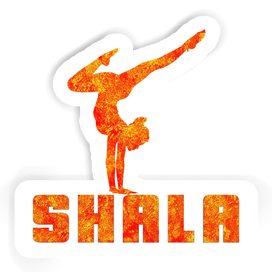 Sticker Shala Yoga Woman Image