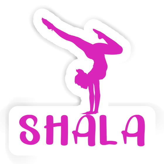 Yoga Woman Sticker Shala Notebook Image