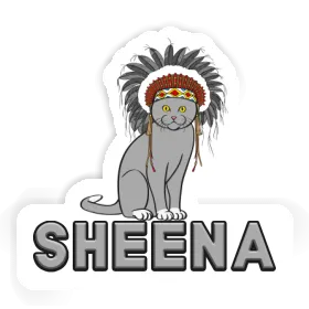 Amérindien Autocollant Sheena Image