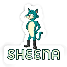 Autocollant Sheena Chat Image