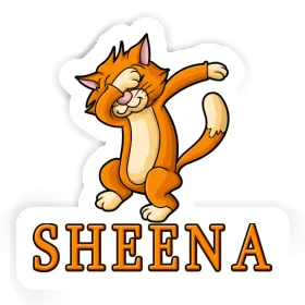 Chat Autocollant Sheena Image