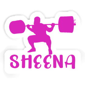 Sticker Sheena Gewichtheberin Image