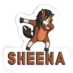 Autocollant Cheval Sheena Image