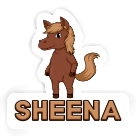 Autocollant Cheval Sheena Image