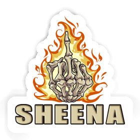 Autocollant Doigt du milieu Sheena Image