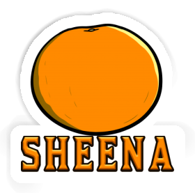 Sheena Autocollant Orange Image