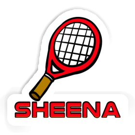 Autocollant Sheena Raquette de tennis Image