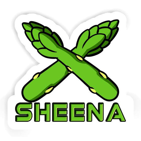 Autocollant Sheena Asperge Notebook Image
