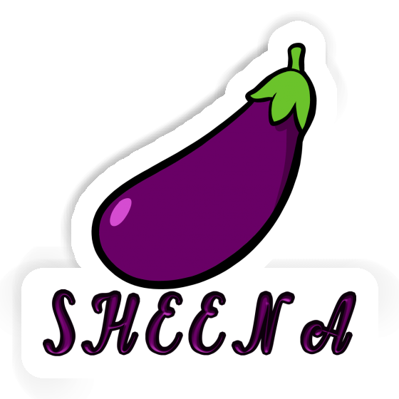 Sheena Autocollant Aubergine Sheena Autocollant Aubergine Image