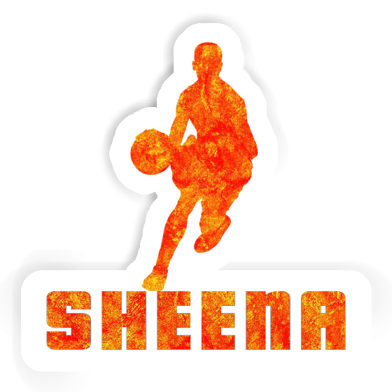 Autocollant Sheena Joueur de basket-ball Laptop Image