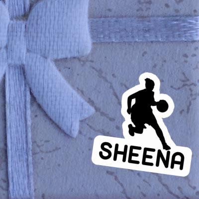 Sheena Aufkleber Basketballspielerin Notebook Image
