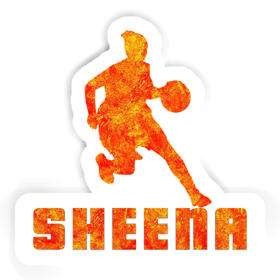Autocollant Sheena Joueuse de basket-ball Image