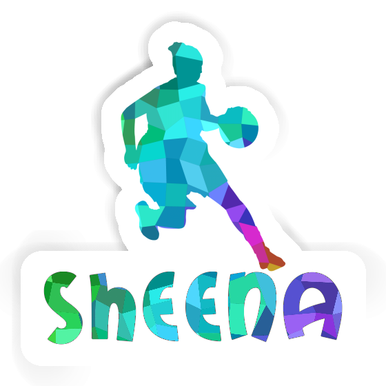 Sheena Autocollant Joueuse de basket-ball Gift package Image