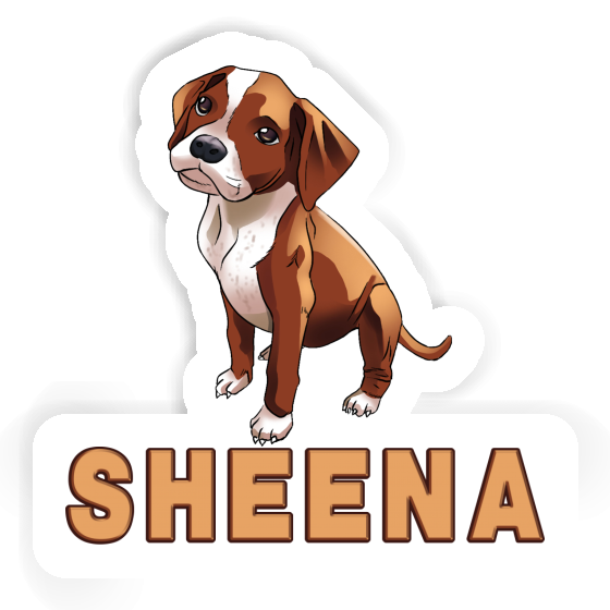 Aufkleber Sheena Boxerhund Notebook Aufkleber Sheena Boxerhund Notebook Image
