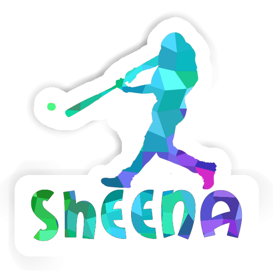 Sheena Autocollant Joueur de baseball Gift package Image