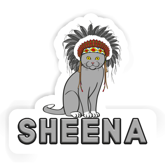 Amérindien Autocollant Sheena Notebook Amérindien Autocollant Sheena Notebook Image