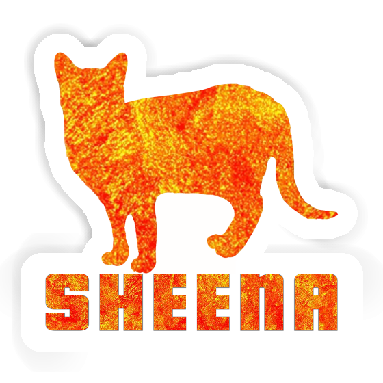 Sheena Autocollant Chat Notebook Sheena Autocollant Chat Notebook Image