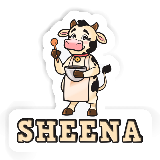 Sheena Autocollant Chef cuisinière Gift package Image