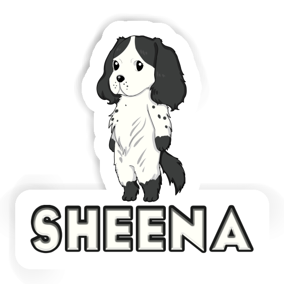 Sticker Spaniel Sheena Notebook Sticker Spaniel Sheena Gift package Image