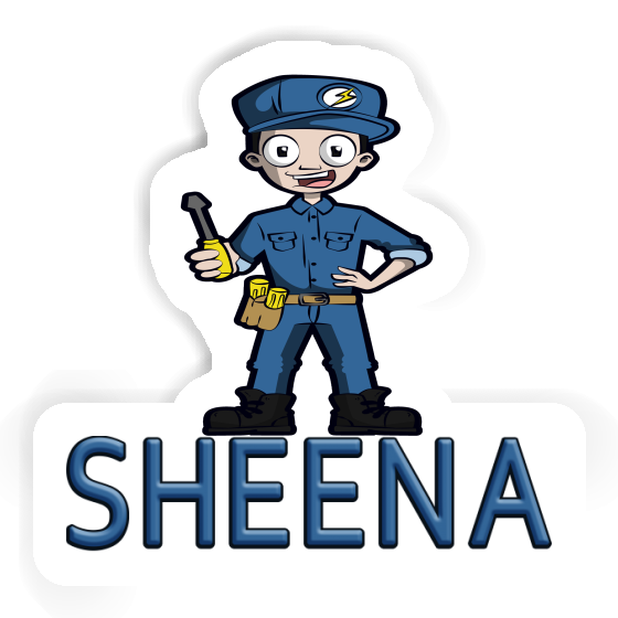 Électricien Autocollant Sheena Laptop Électricien Autocollant Sheena Laptop Image