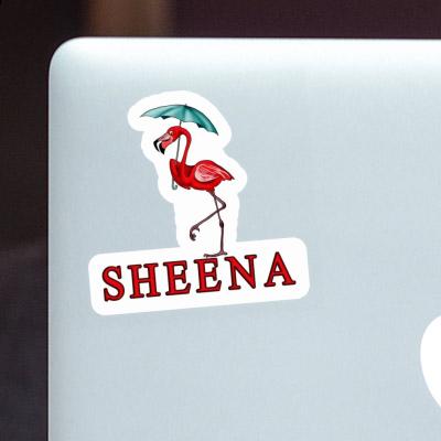 Sheena Autocollant Flamant Notebook Image