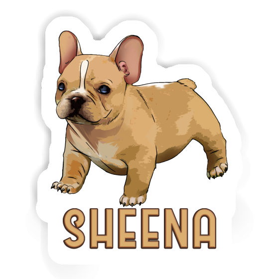 Autocollant Sheena Bulldog français Notebook Image