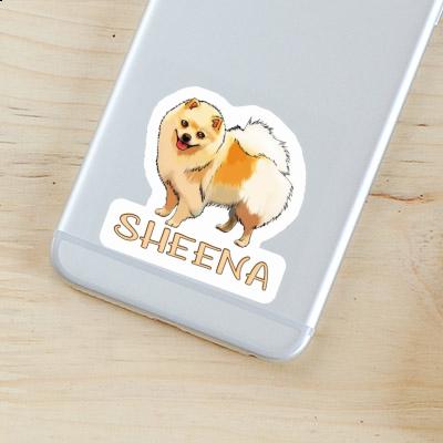 Autocollant Spitz allemand Sheena Notebook Image