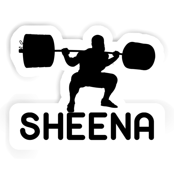 Sticker Gewichtheber Sheena Notebook Sticker Gewichtheber Sheena Gift package Image