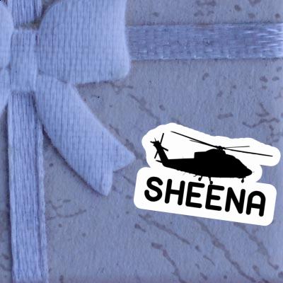 Hélicoptère Autocollant Sheena Notebook Image