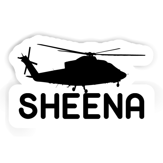 Hélicoptère Autocollant Sheena Laptop Image