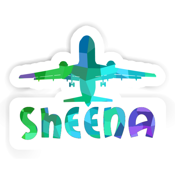 Autocollant Jumbo-Jet Sheena Notebook Image