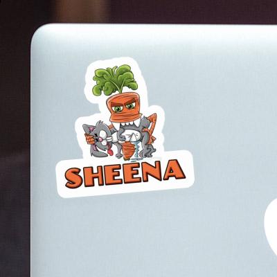 Autocollant Sheena Carotte monstre Notebook Image