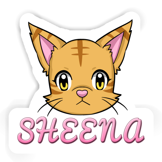 Autocollant Chat Sheena Notebook Autocollant Chat Sheena Notebook Image