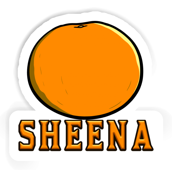 Sheena Autocollant Orange Gift package Image