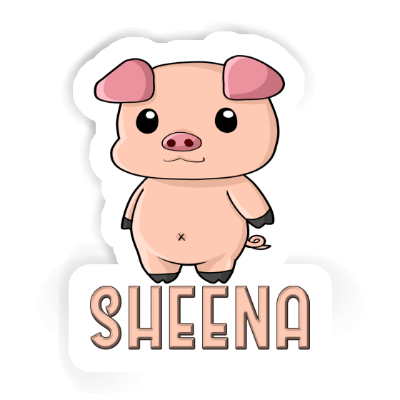 Sticker Schweinchen Sheena Notebook Sticker Schweinchen Sheena Notebook Image