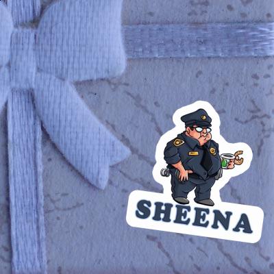 Sheena Autocollant Policier Image