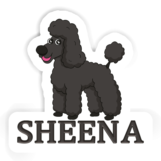 Autocollant Sheena Caniche Gift package Image