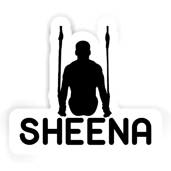 Sheena Autocollant Gymnaste aux anneaux Sheena Autocollant Gymnaste aux anneaux Image