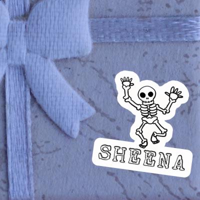 Sticker Skeleton Sheena Notebook Image