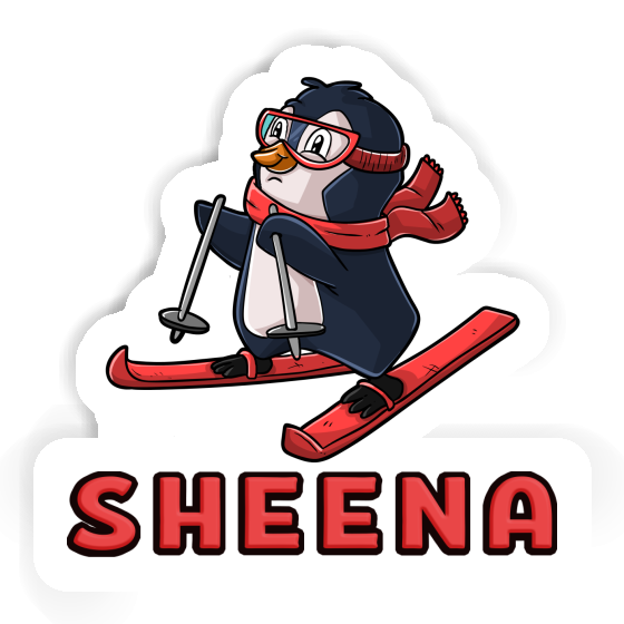 Autocollant Skieuse Sheena Notebook Autocollant Skieuse Sheena Notebook Image