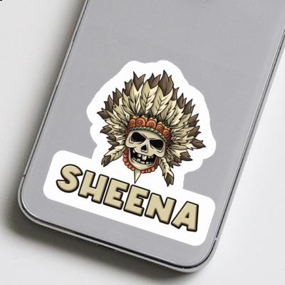 Sheena Autocollant Enfants tête de mort Image