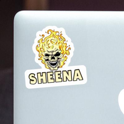 Autocollant Tête de mort Sheena Laptop Autocollant Tête de mort Sheena Laptop Image