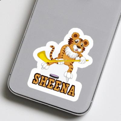 Sheena Autocollant Joueur de hockey sur glace Laptop Image