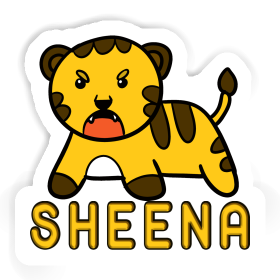 Autocollant Tigre Sheena Laptop Image