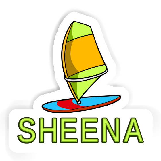 Autocollant Sheena Planche à voile Notebook Autocollant Sheena Planche à voile Gift package Image