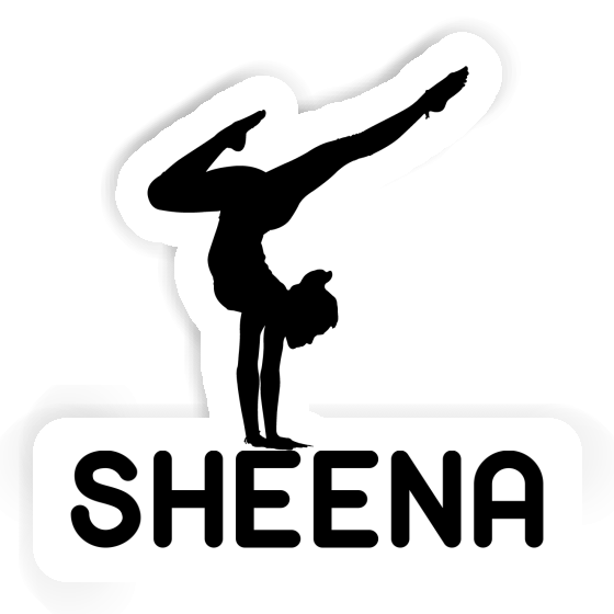 Yoga-Frau Sticker Sheena Notebook Yoga-Frau Sticker Sheena Notebook Image