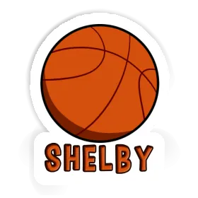 Basketball Ball Sticker Shelby Image