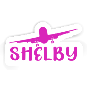 Sticker Flugzeug Shelby Image